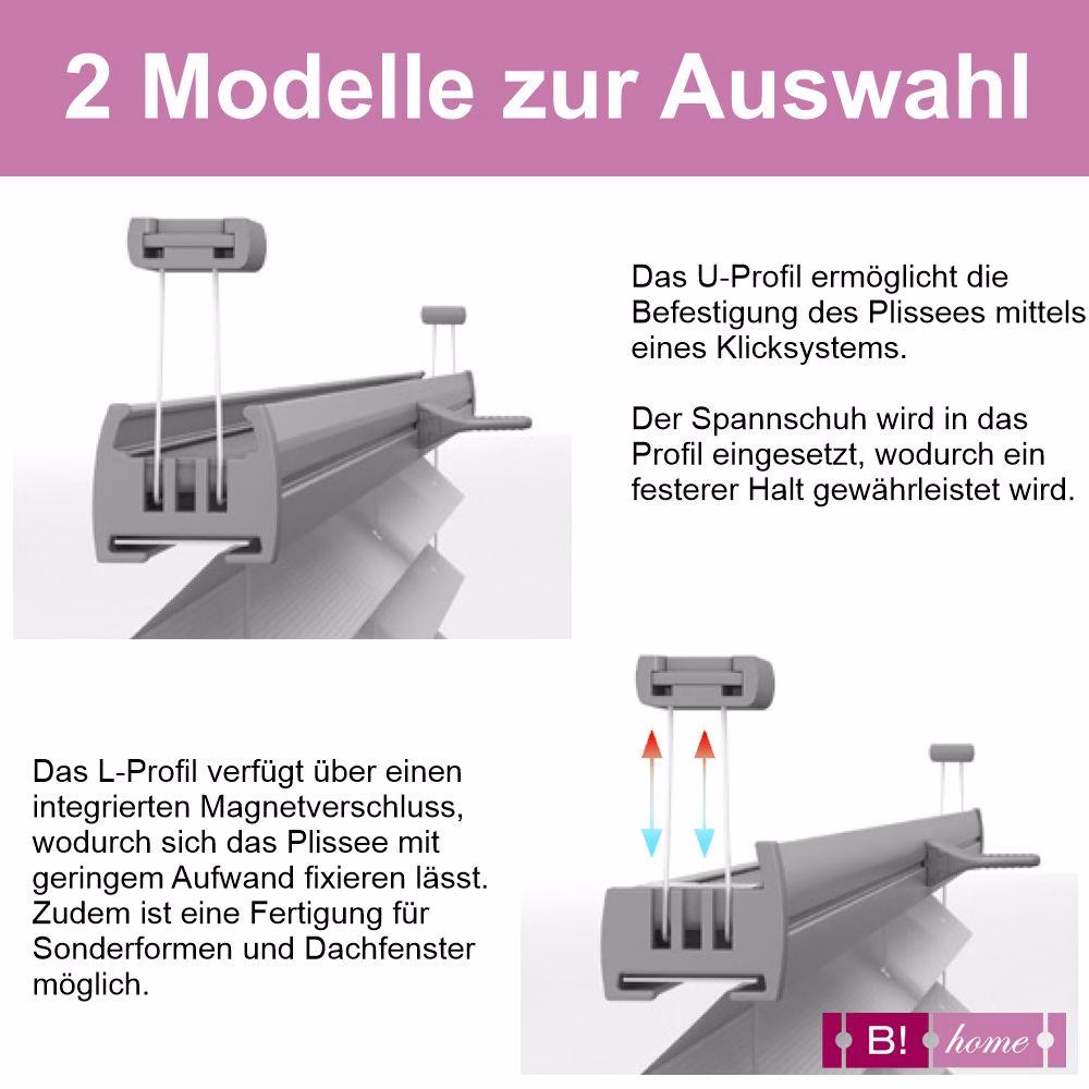 Bild 3 Plissee B!HOME nach Maß Hamburg Crush 23 Gelb