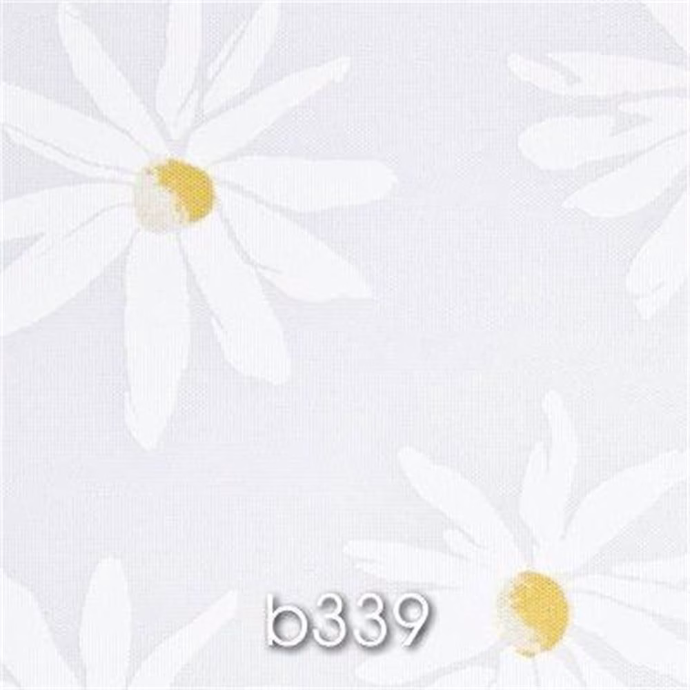 Flächenvorhang SMART b339 Blumen weiß