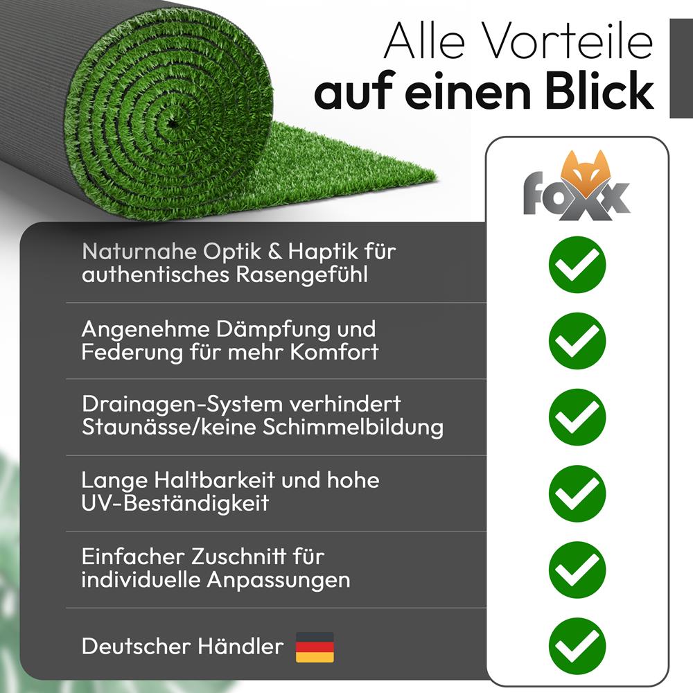 Bild 7 Kunstrasen (10 mm) für Garten, Balkon oder Terrasse