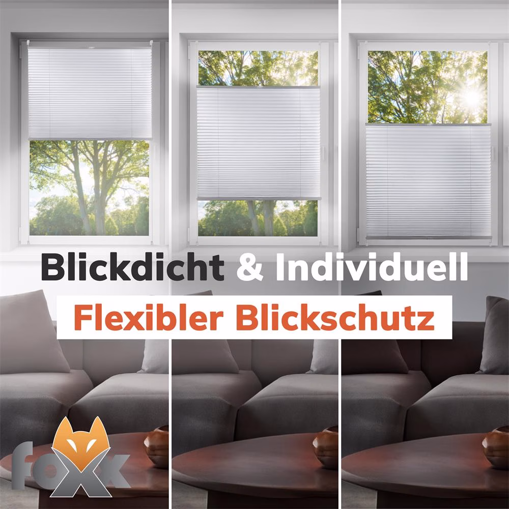 Bild 5 Plissee Klemmfix Standardmaß