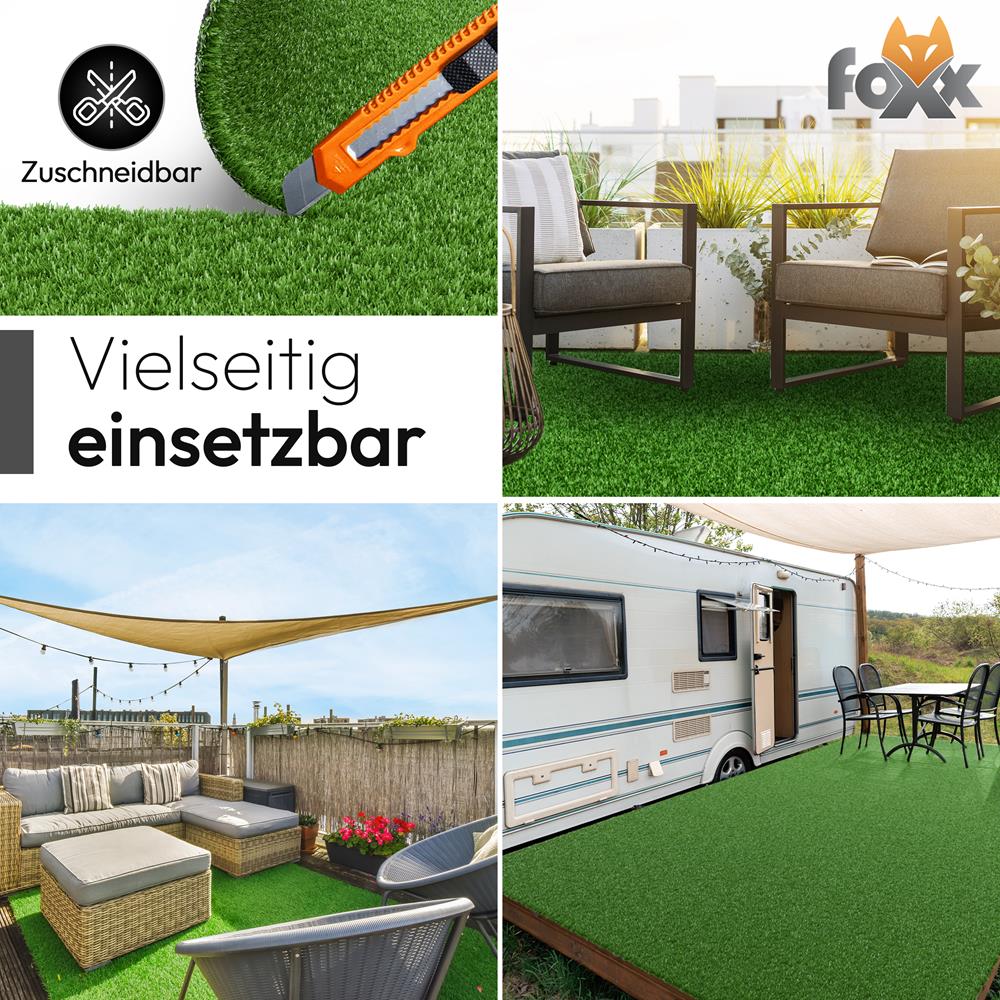 Bild 4 Kunstrasen (10 mm) für Garten, Balkon oder Terrasse